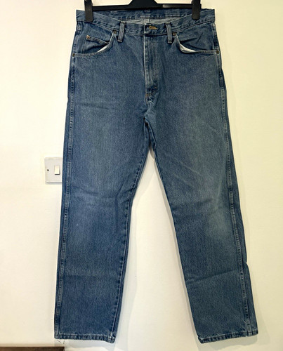 Wrangler blue men straight - blue, men's