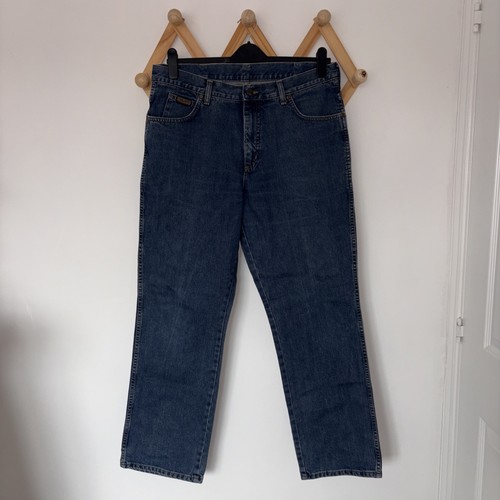 Mens wrangler blue medium wash - mens,