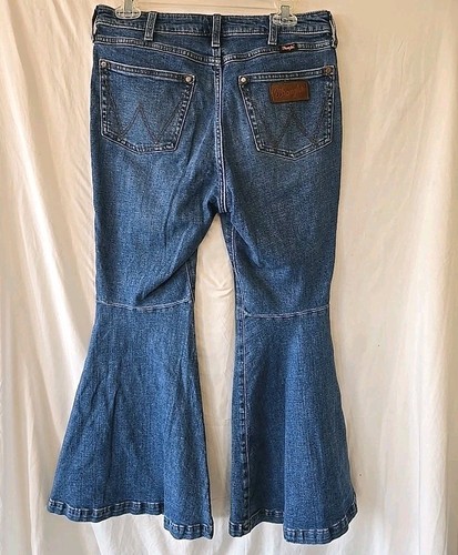 Wrangler high rise flare denim - rise,