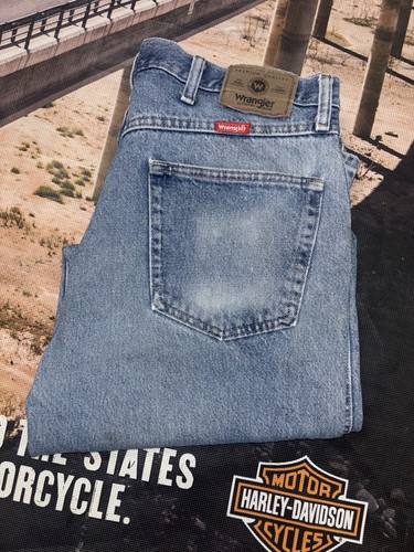 Vtg 90s wrangler western denim - vtg,