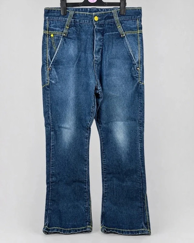 Vintage wrangler yellow stitch - yellow,