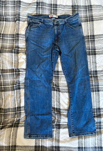 Wrangler men blue bootcut - wrangler,