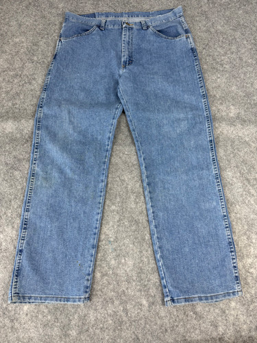 Wrangler jeans mens mid blue - jeans,